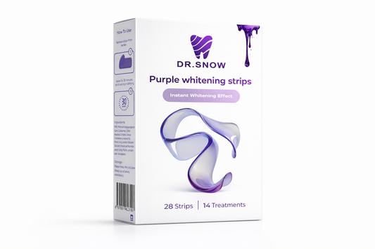 V34 Purple Teeth Whitening Strips